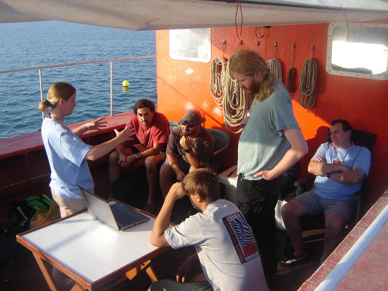 Morning briefings and evening de-briefings